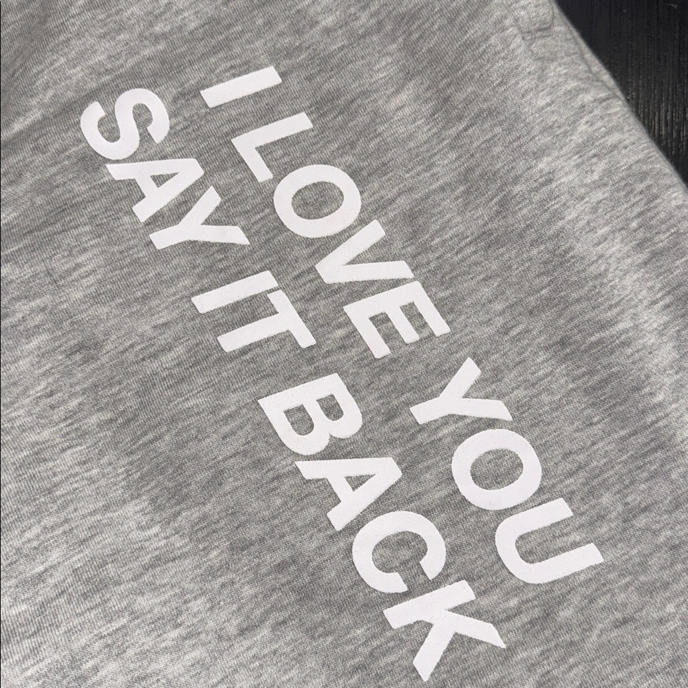 LONELY GHOST athletic gray fleece joggers. size XL. - Picture 2 of 11